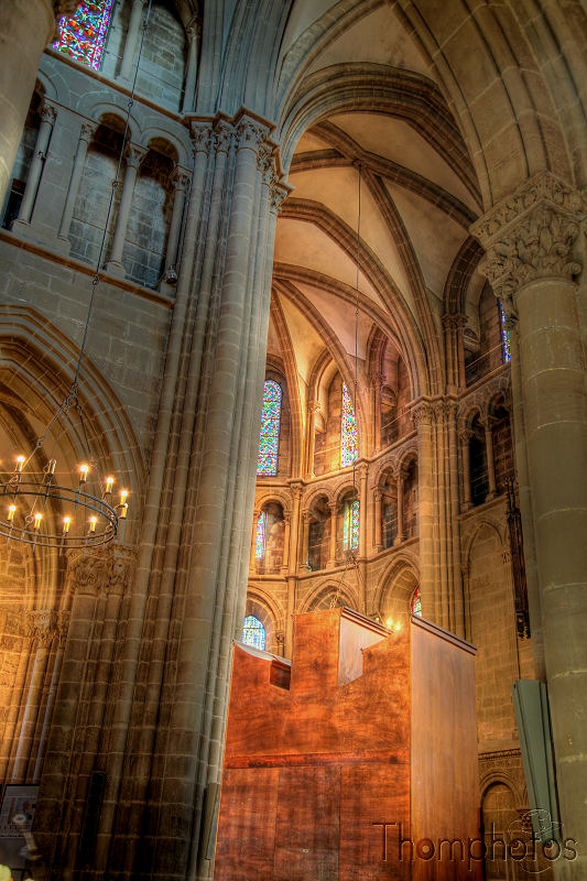 architecture cathédrale genève saint pierre HDR