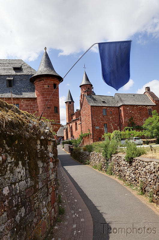 architecture sud ouest france collonge-la-rouge village médieval plus beau village de France