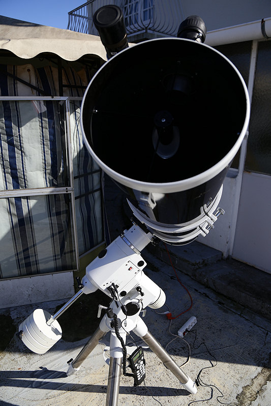 astronomie ciel nuit astro photo télescope skywatcher newton 254/1200mm 254 mm 1200 NEQ6 NEQ EQ 6 blanche white black diamond noir