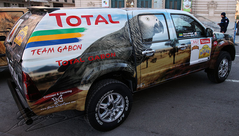 reportage rallye des gazelles sètes voiture Team Total abon