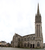 reportage 2012 bretagne sud breizh izel kenavo J10 jour 10 architecture pano panoramique cathédrale quimper saint corentin