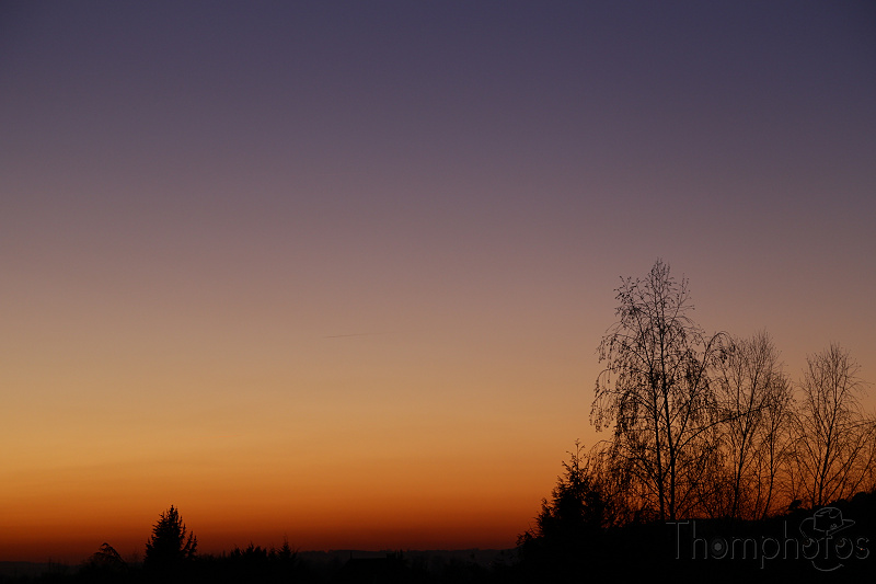 paysage landscape couché de soleil sunset sun set malemort sur corrèze france colors couleurs noir violet orange black ciel sky espace