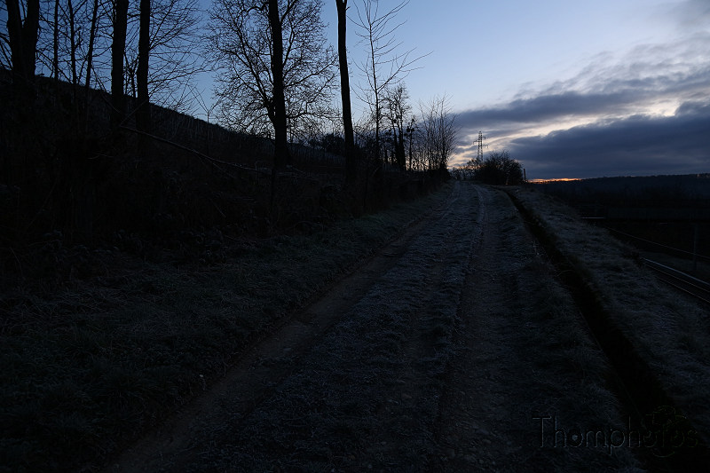 paysage landscape russin suisse swiss réveil sunset route road path chemin vignes