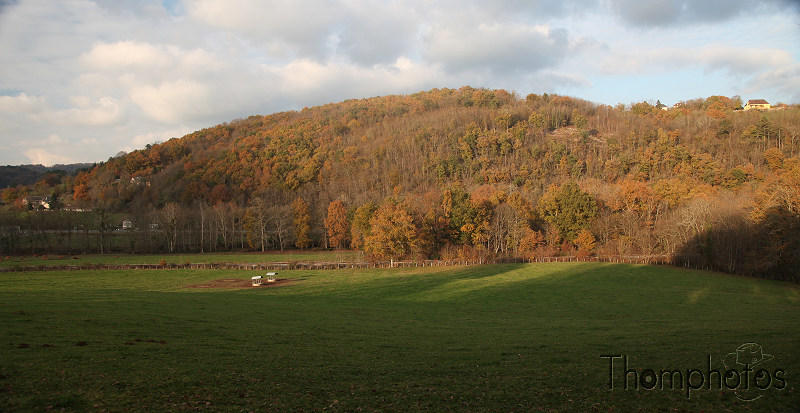 chemin Corrèze automne colline