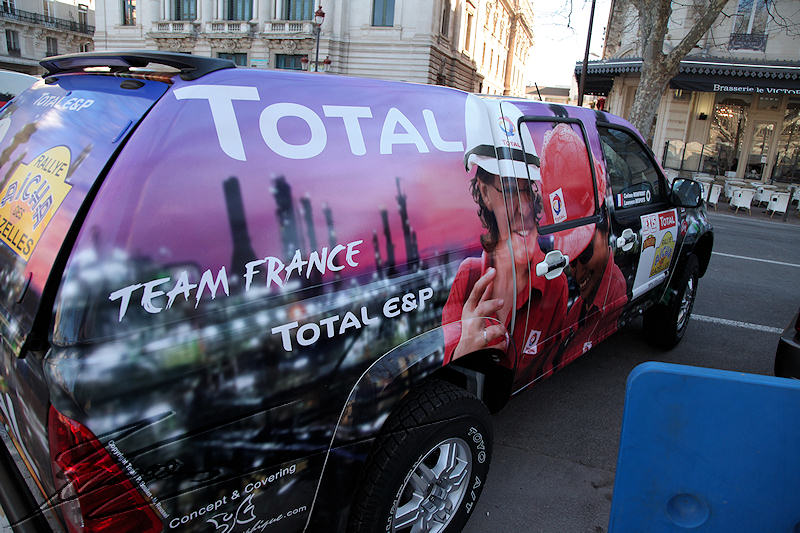reportage rallye des gazelles sètes voiture Team Total france