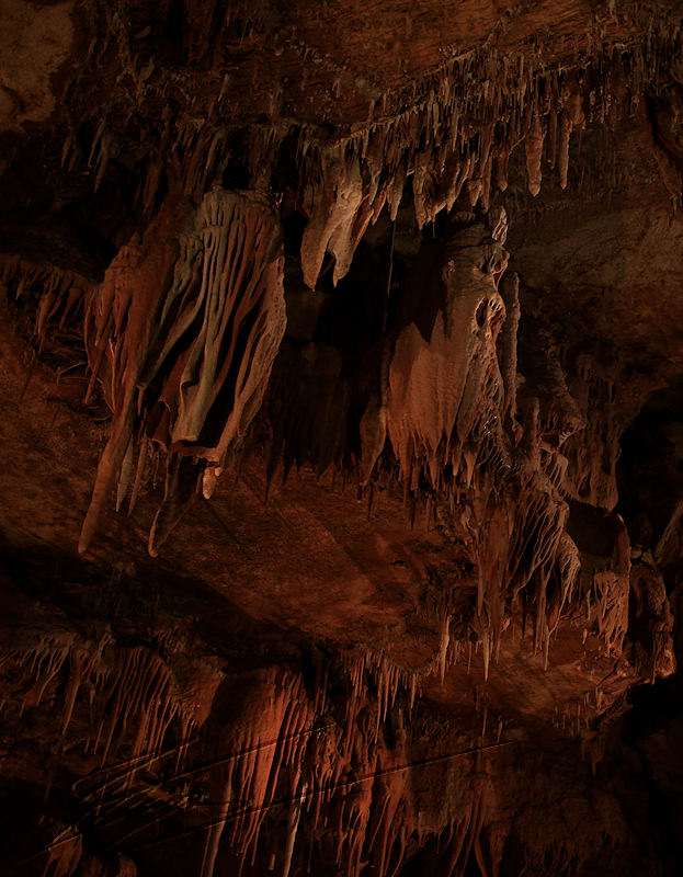 france lacave grotte calcaire concrétion Pendeloque