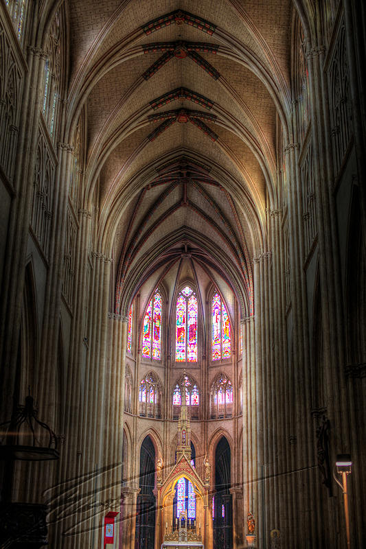 reportage pays basque ville bayonne france Cathedrale hdr