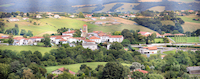 reportage pays basque france panoramique butte château d'eau miremont bardos village