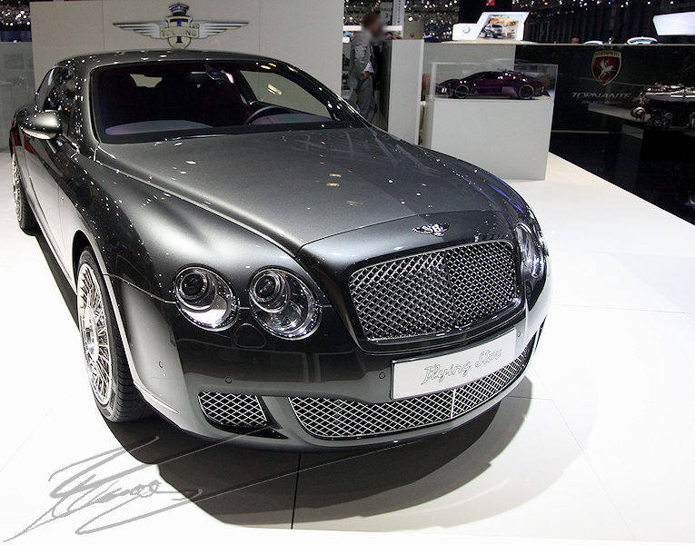 reportage salon de l'automobile et de l'accessoire genève palexpo expo voiture Bentley