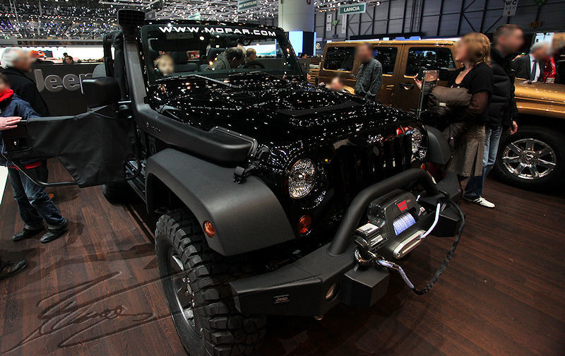reportage salon de l'automobile et de l'accessoire genève palexpo expo voiture Jeep