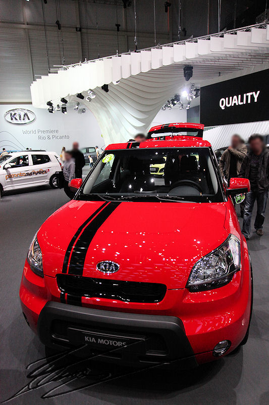 reportage salon de l'automobile et de l'accessoire genève palexpo expo voiture Kia