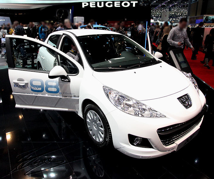 reportage salon de l'automobile et de l'accessoire genève palexpo expo voiture Peugeot