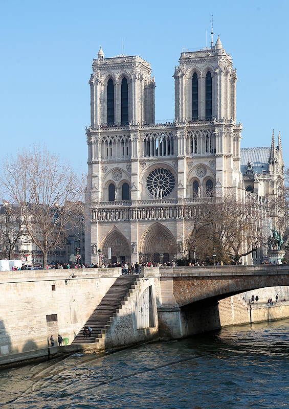 architecture cathédrale paris notre-dame notre dame seine pont