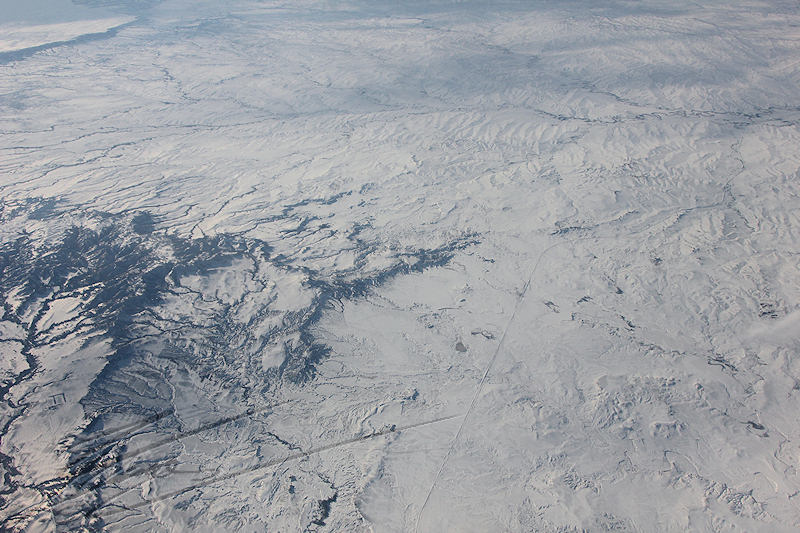 reportage 2013 usa USA Amérique america murika US avion vol plane fly boeing 747 canada neige glace basses températures 11582m 38000ft cercle polaire arctique antarctique ours blanc polaire pôle nord baie de l'hudson