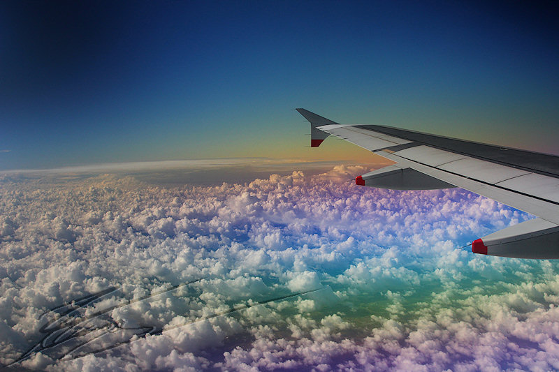 reportage 2013 usa USA Amérique america murika US avion vol au dessus d'un nid de coucou France nuage cloud aile plane décollage takeoff fly polarisation polarizing airbus A319