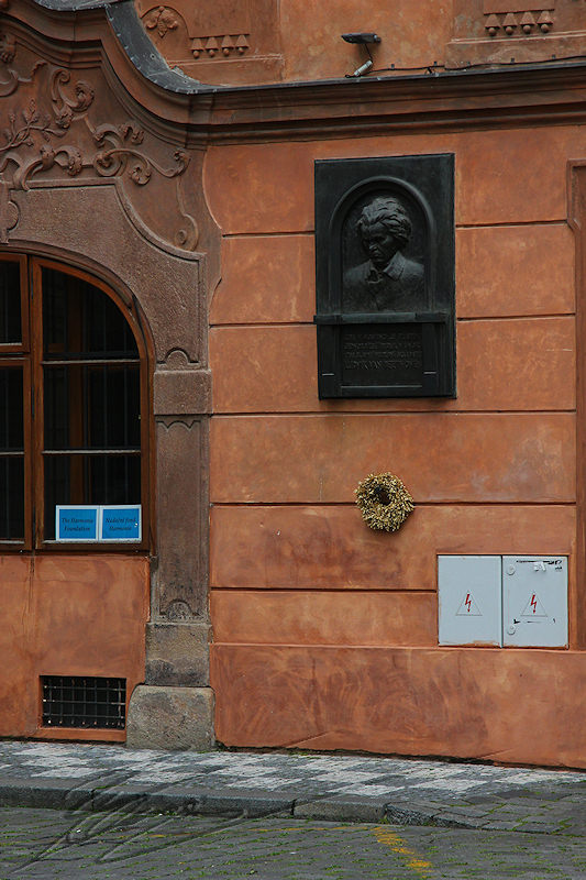 reportage 2014 république tchèque tchéquie czech prague praha cz ville Ludwig van Beethoven statue art stèle mémoire compositeur musicien