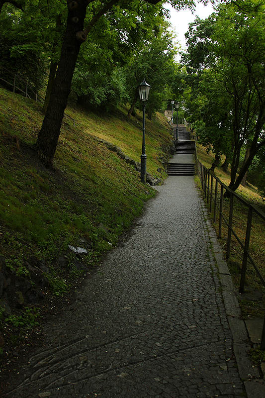 reportage 2014 république tchèque tchéquie czech prague praha cz ville pluie rain Vyšehrad stairs escalier marches