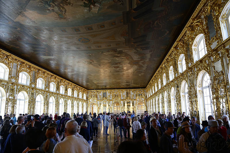 reportage photo 2018 russie saint petersbourg petrograd Tsárskoye Seló palais palace intérieur dorure sal de bal danse disney