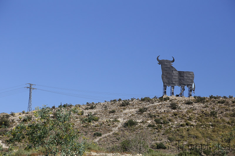 reportage photo été 2019 espagne españa berja sam paysage panneau taureau noir black bull
