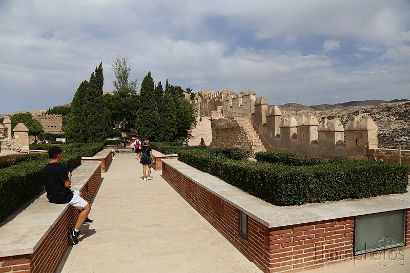 reportage photo été 2019 espagne españa berja sam almería ville city château castel alcazaba citadelle rempart de jairán statue jésus christ