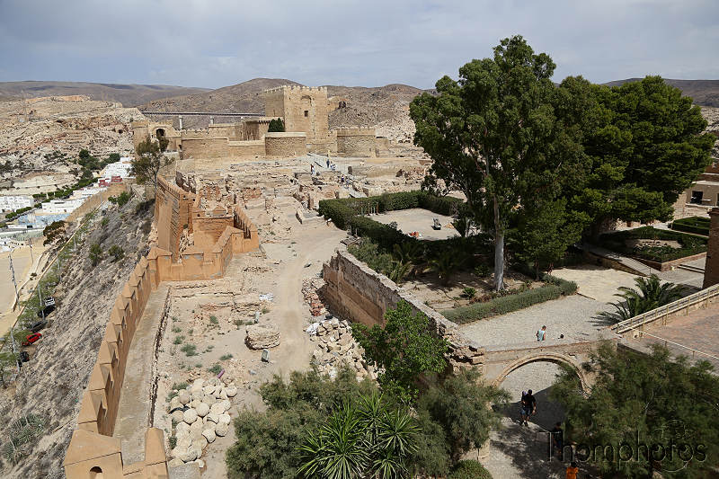reportage photo été 2019 espagne españa berja sam almería ville city château castel alcazaba citadelle rempart seconde enceinte enclosure ruines archéologie