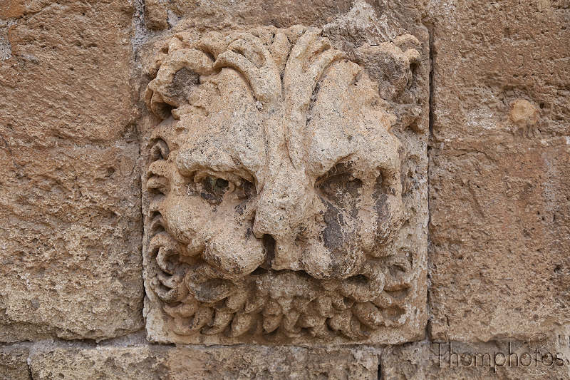 reportage photo été 2019 espagne españa berja sam almería ville city Catedral de la Encarnación d'Almería cathédrale forteresse statue sculpture tête de lion head