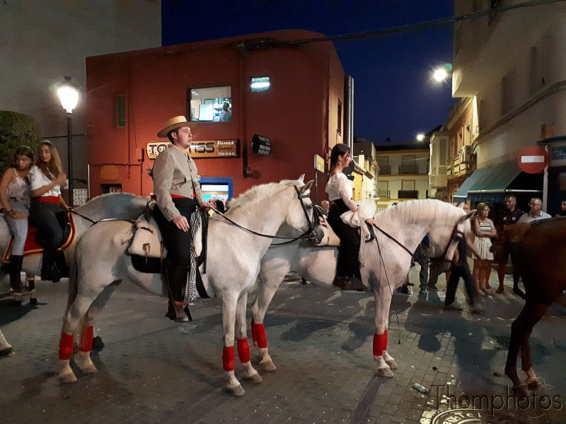 reportage photo été 2019 espagne españa berja sam feria fête fiesta défilé carnaval cavalier cabalero