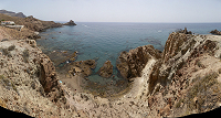 reportage photo été 2019 espagne españa berja sam panoramique pano parc naturel park cabo de gata níjar calanque des sirènes mer méditerranée sea